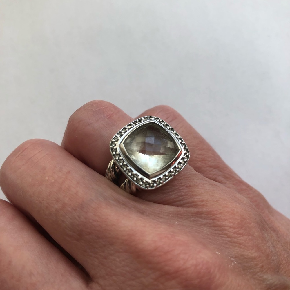 Authentic David Yurman Albion ring with Diamonds